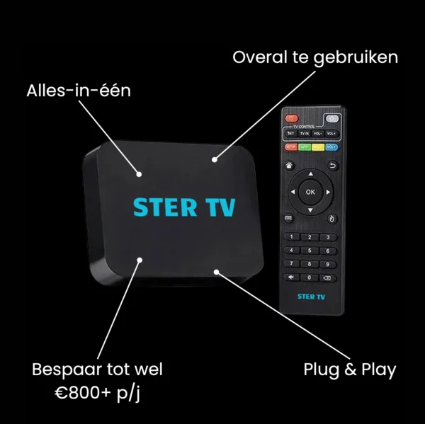 STER TV Box + Jaar Abonnement - Image 5